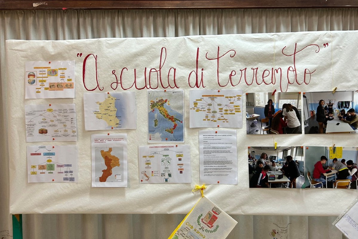 “A Scuola di Terremoto” in Calabria