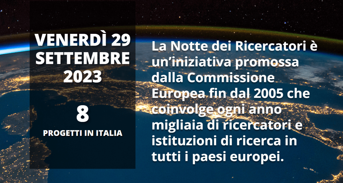 L’INGV alla Notte dei Ricercatori 2023