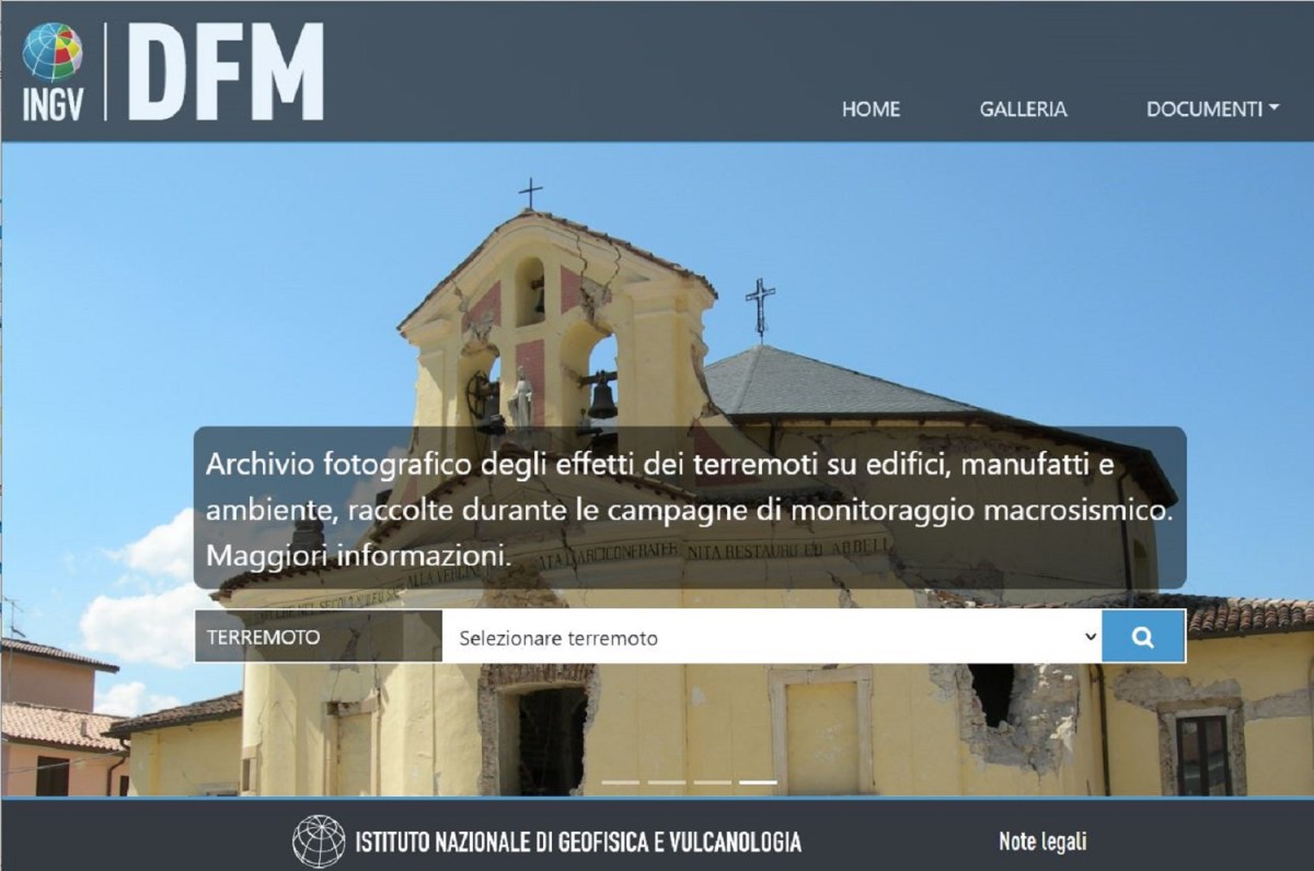 Database fotografico macrosismico | L’INGV pubblica il suo archivio digitale di immagini sismiche