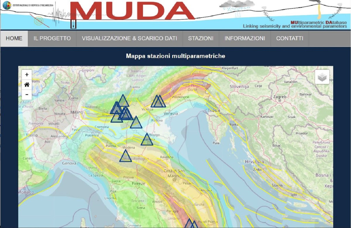 Geophysical and geochemical MUltiparametric DAtabase