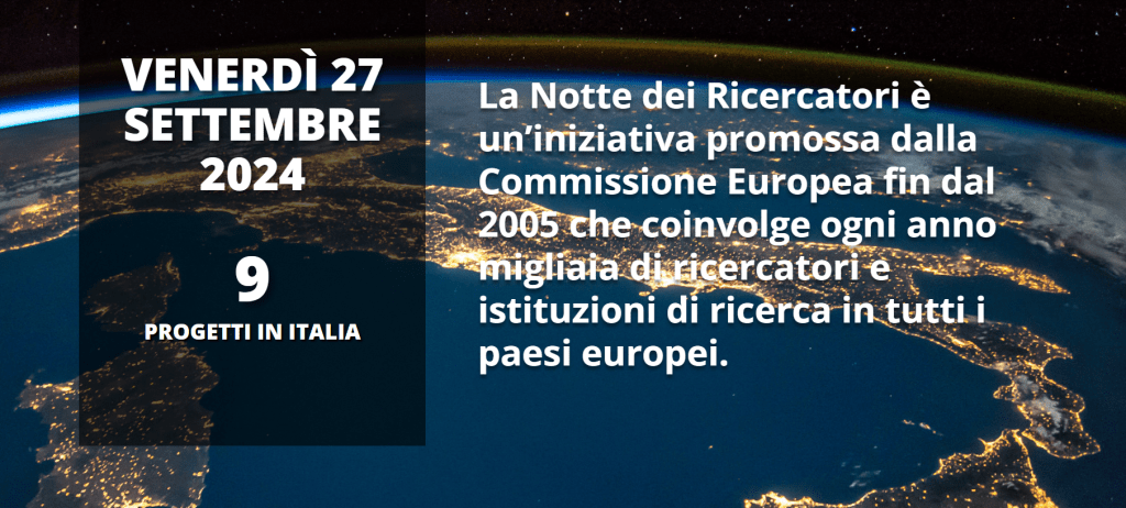 L’INGV alla Notte Europea dei Ricercatori 2024