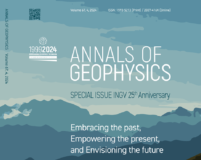 Il volume speciale di Annals of Geophysics per i 25 anni dell’INGV