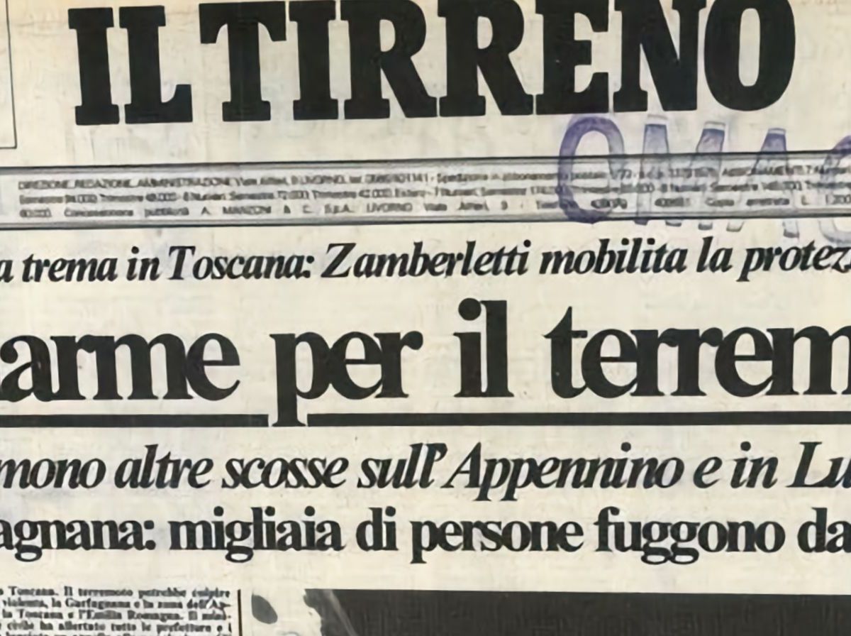L’allarme terremoto in Garfagnana del 1985