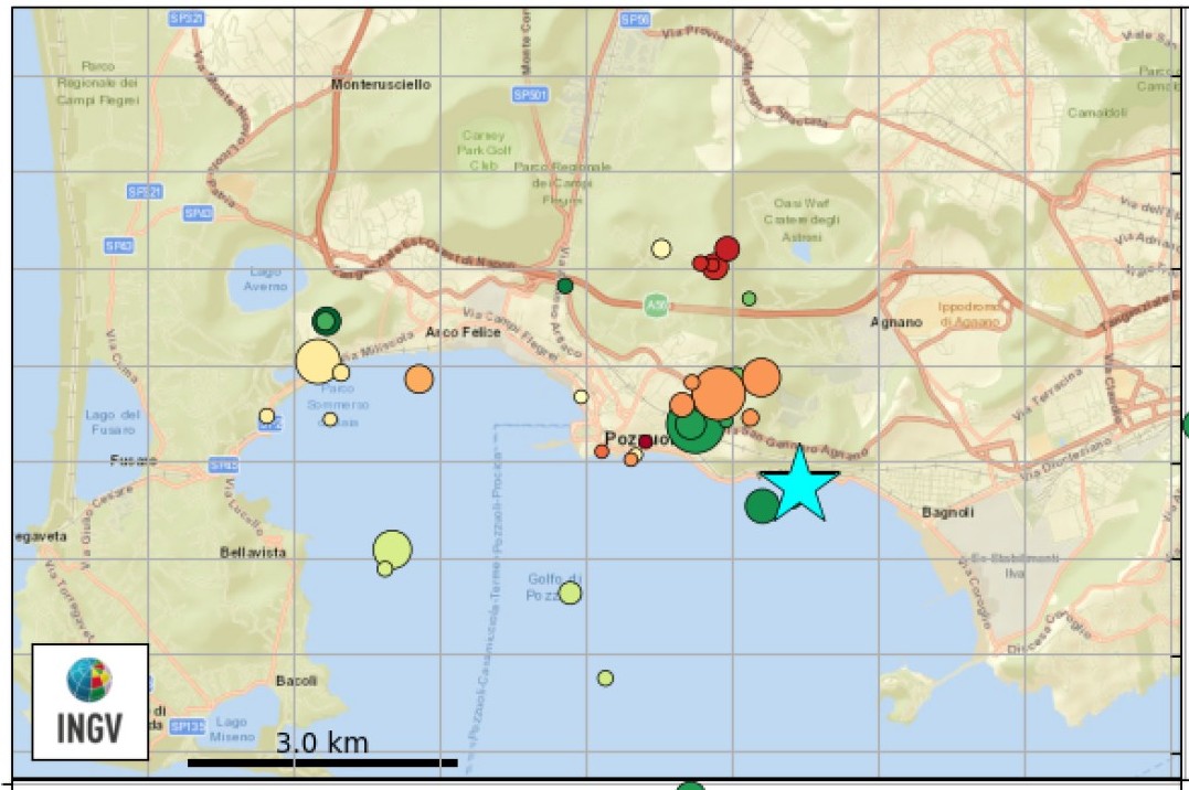 il terremoto del 13 marzo 2025 (Md 4.4) e il punto sul bradisismo