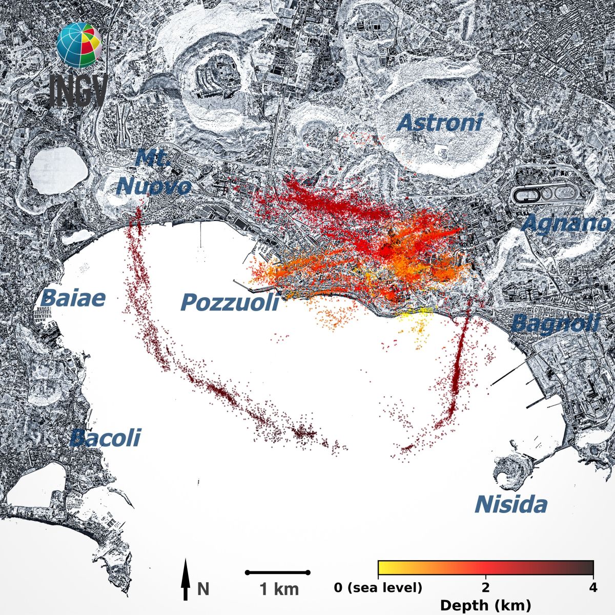 Grazie all’Intelligenza Artificiale un aiuto per il monitoraggio della sismicità dei Campi Flegrei